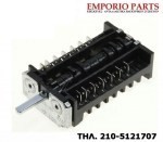 Διακόπτης 0+4 θέσεων επιλογής φούρνου κουζίνας ESCO, 4205000035